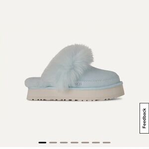 NWT Sold Out UGG Women's Disquette Chalet Slip on Boot in the color Reef Blue